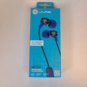 JLabs Metal Wireless Rugged Earbuds Bluetooth Universal Mic (Open Box)